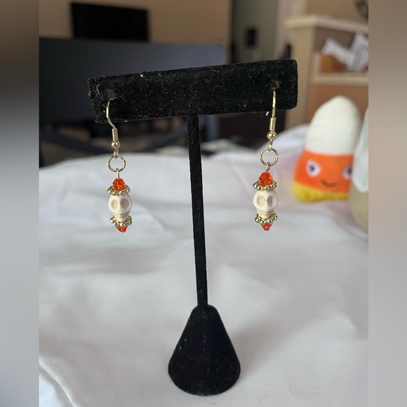 🧡💀Handmade Earrings💀🧡 - Picture 2 of 10